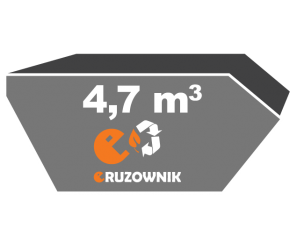 Kontener na odpady zielone - 4,7 m<sup>3</sup> - 430 zł