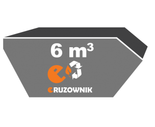 Kontener na odpady zielone - 6 m<sup>3</sup> - 480 zł