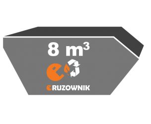 Kontener na odpady zielone - 8 m<sup>3</sup> - 540 zł
