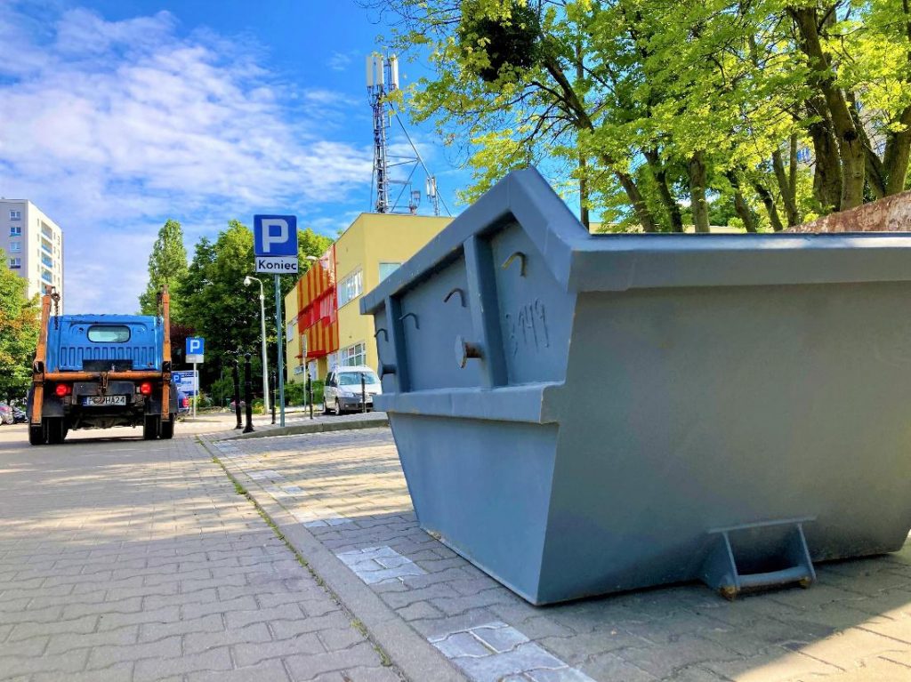 kontener na osiedlu