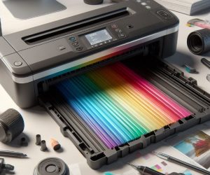 grafika przedstawiająca drukarkę bez tonera