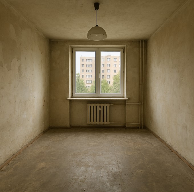 Pokój podczas remontu generalnego